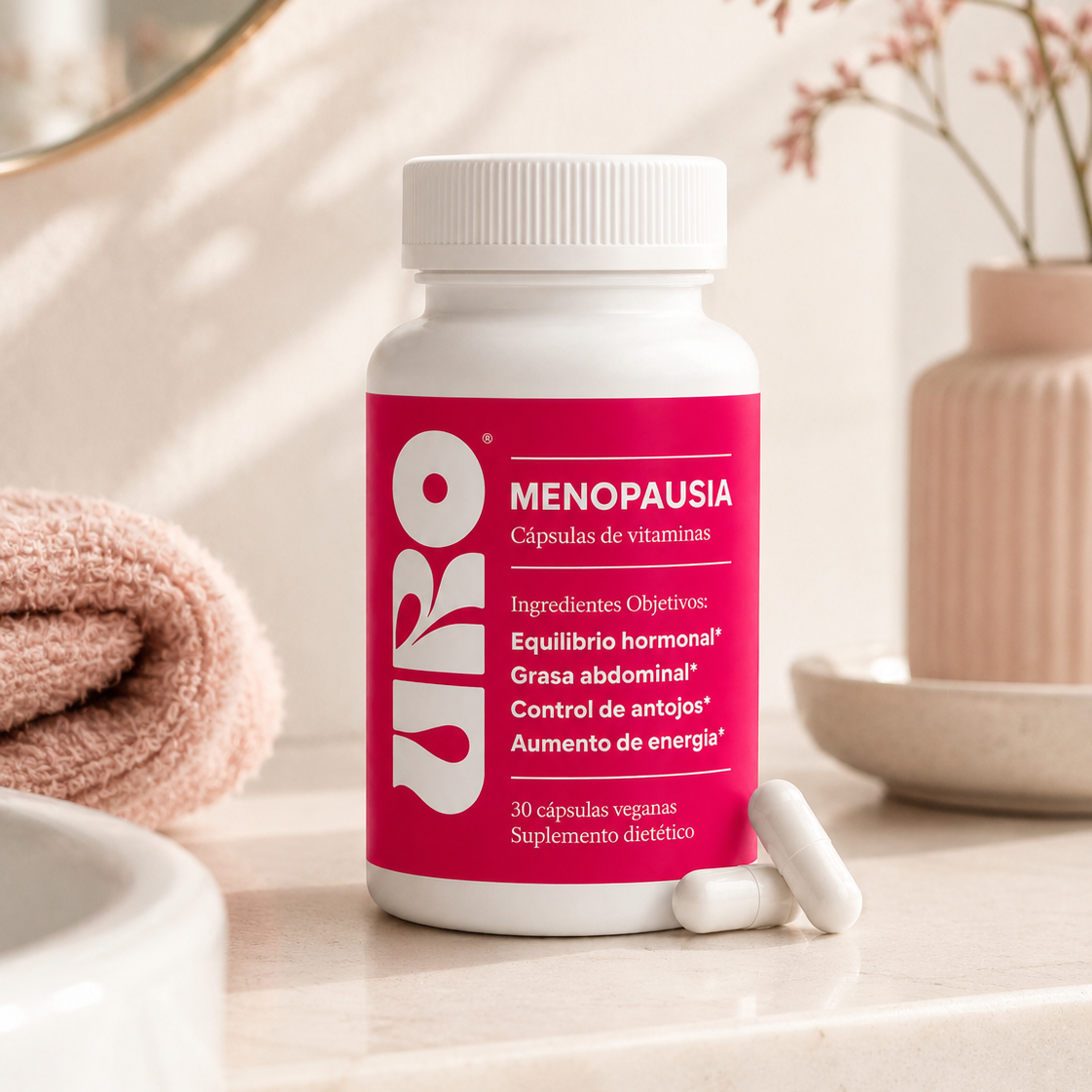 URO | Cápsulas de Vitaminas para la Menopausia