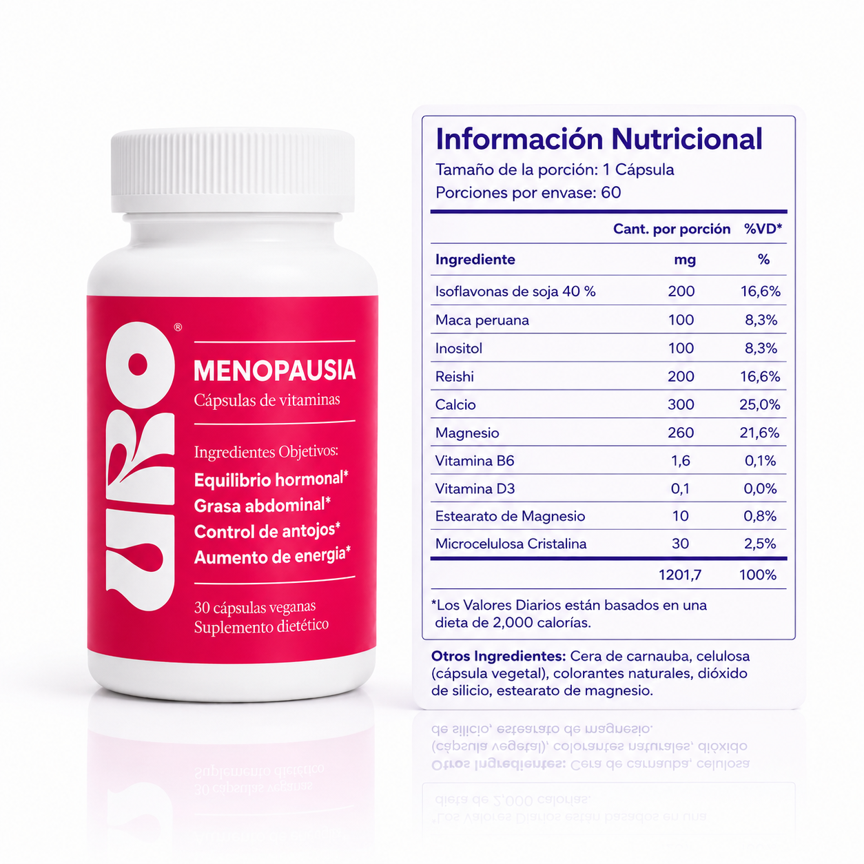 URO | Cápsulas de Vitaminas para la Menopausia